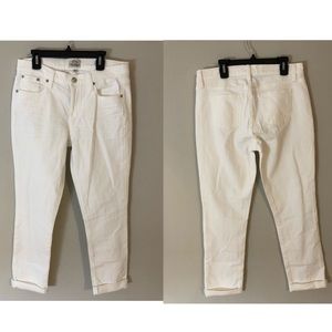 J Crew Slim White Jeans